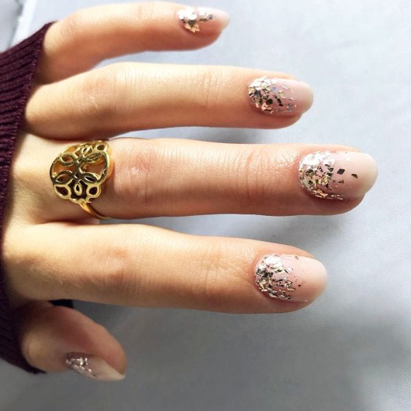 glitter nails designs