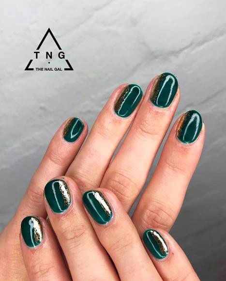 mint green acrylic nails