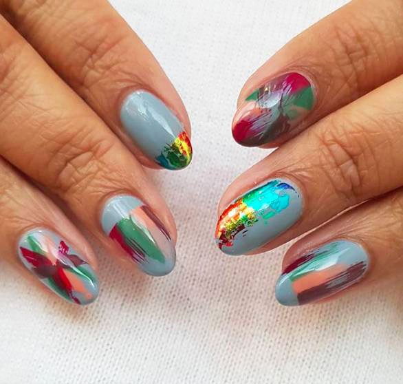 water marble nail art for beginners