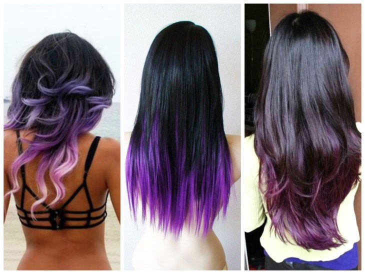 19 Medium Length Purple Hair Highlights In Blonde Hair