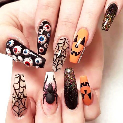 Halloween Nails Art Design 