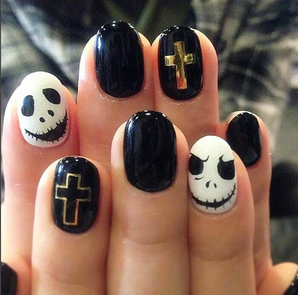 creepy halloween nails