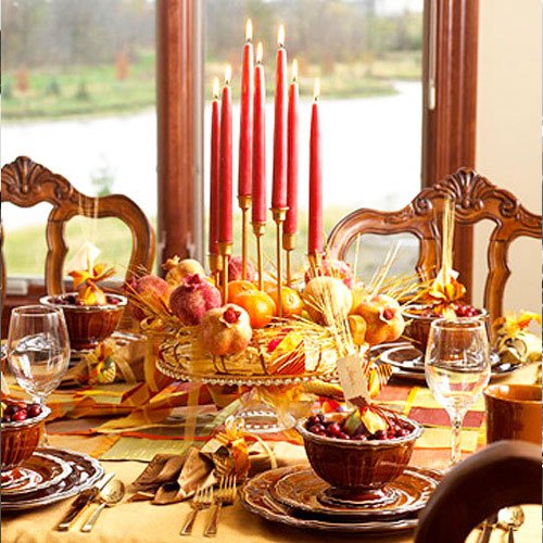 Still, for decor use and traditional tea candlesticks - Thanksgiving Decorations For Home