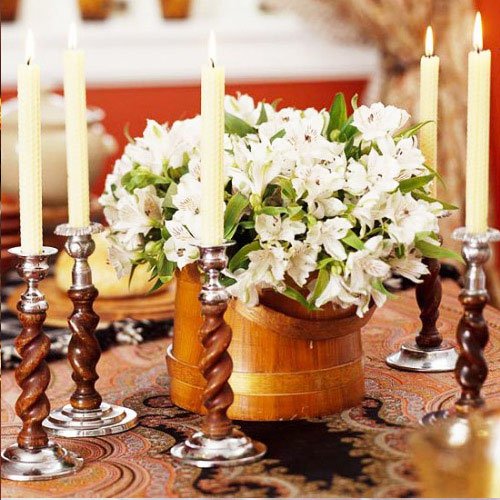 Still, for decor use and traditional tea candlesticks - Thanksgiving Decorations For Home