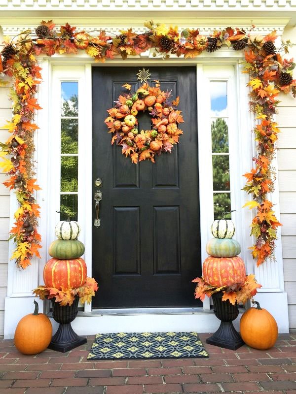 Your home, decorated for Thanksgiving