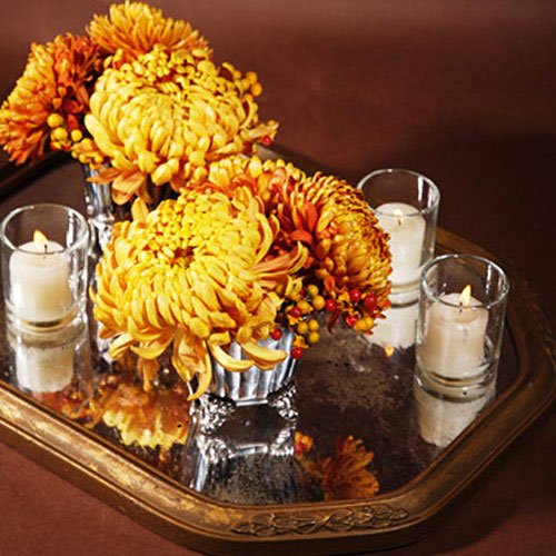 decorate them with dried orange wedges or wrap them in leaves, flowers, twigs, and berries - Thanksgiving Decorations For Home