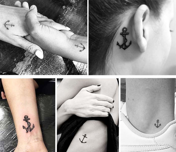 Anchor - 21 Unique Small Tattoos For Women 