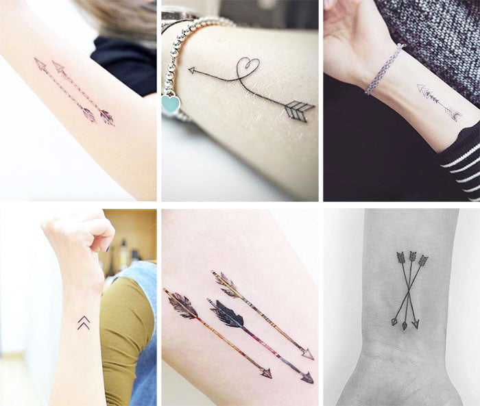 Arrows and arrows - 21 Unique Small Tattoos For Women 