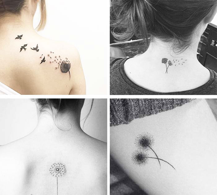 Dandelion - 21 Unique Small Tattoos For Women