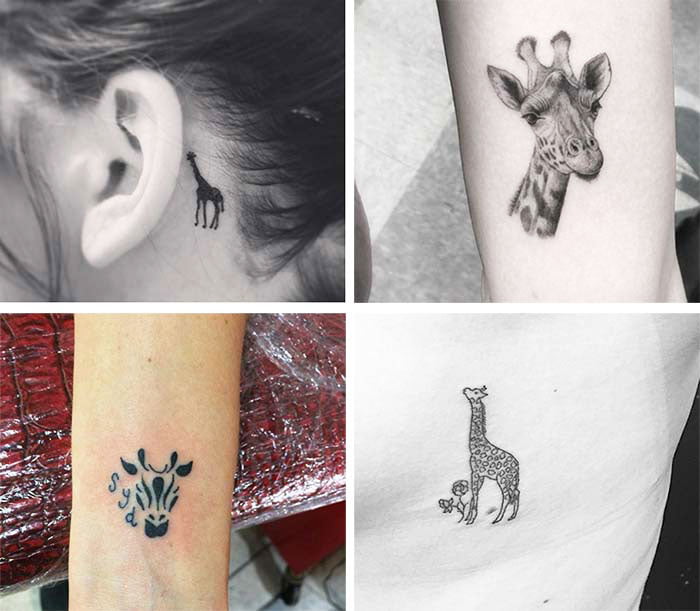 Giraffe - 21 Unique Small Tattoos For Women