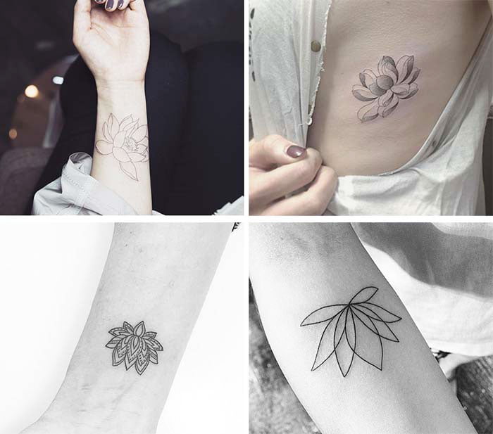 Lotus - 21 Unique Small Tattoos For Women