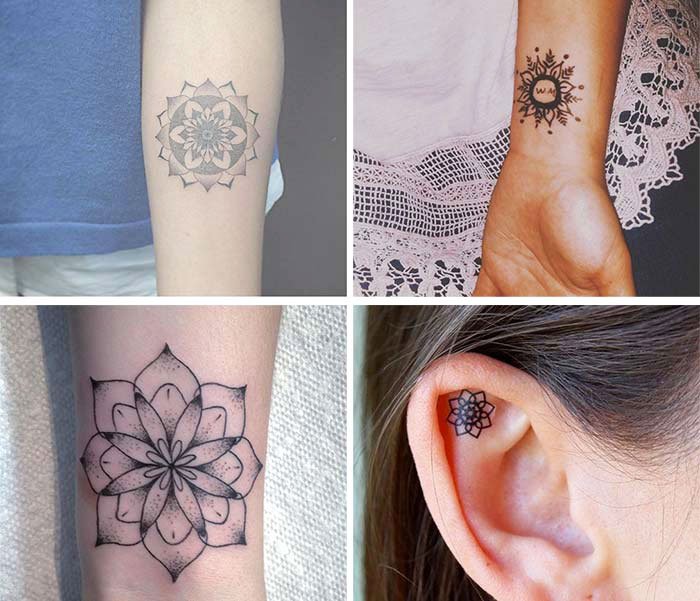 Mandala - 21 Unique Small Tattoos For Women