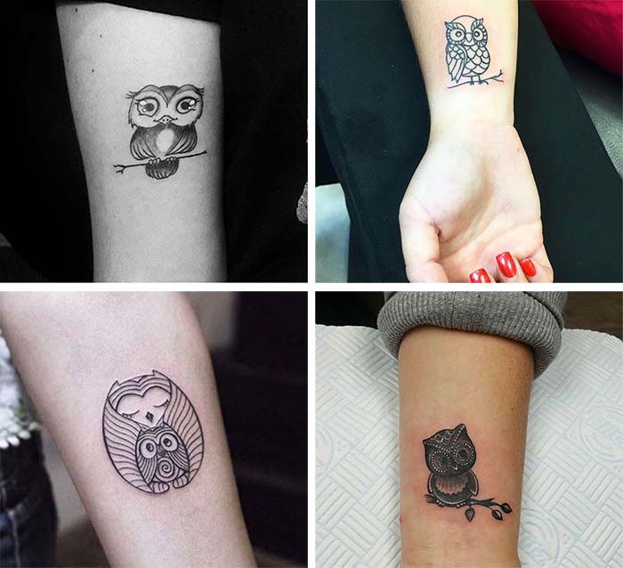 Owl - 21 Unique Small Tattoos For Women