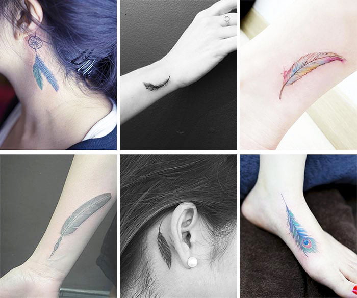 21 Unique Small Tattoos For Women | Simple Red Ink Tattoo 2