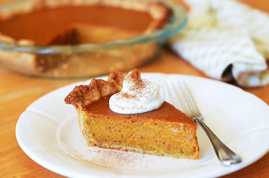 Pumpkin pie - Thanksgiving Vegetable Side Dishes