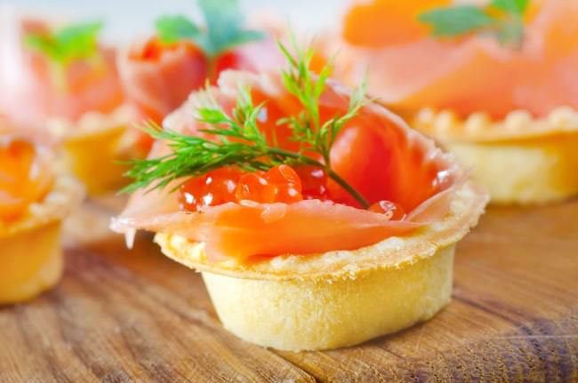 Snacks On Tartlets - Snacks For New Year