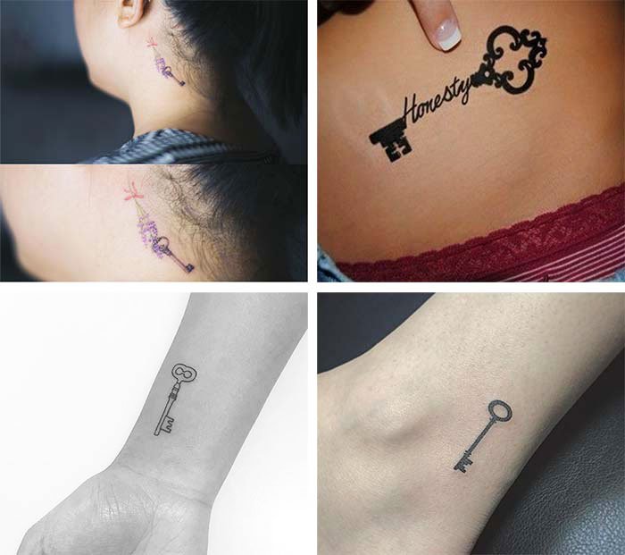 The key - 21 Unique Small Tattoos For Women 