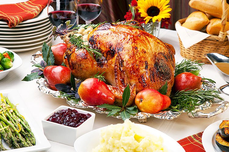 Traditional American Thanksgiving Dinner Without Start To Turkey Recipe