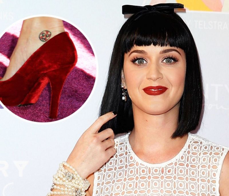 Katy Perry - Small Delicate Female Tattoos Ideas