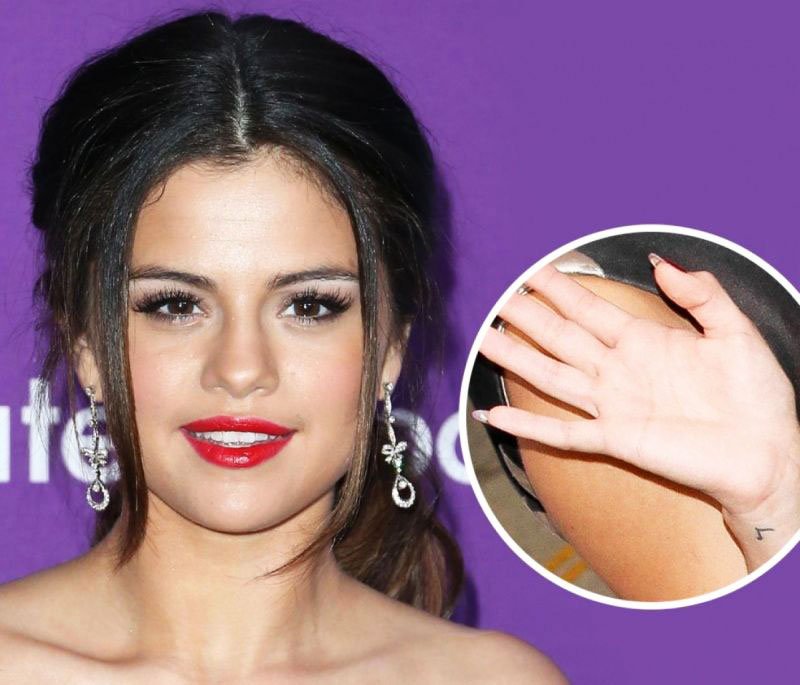 Selena Gomez - Small Delicate Female Tattoos Ideas
