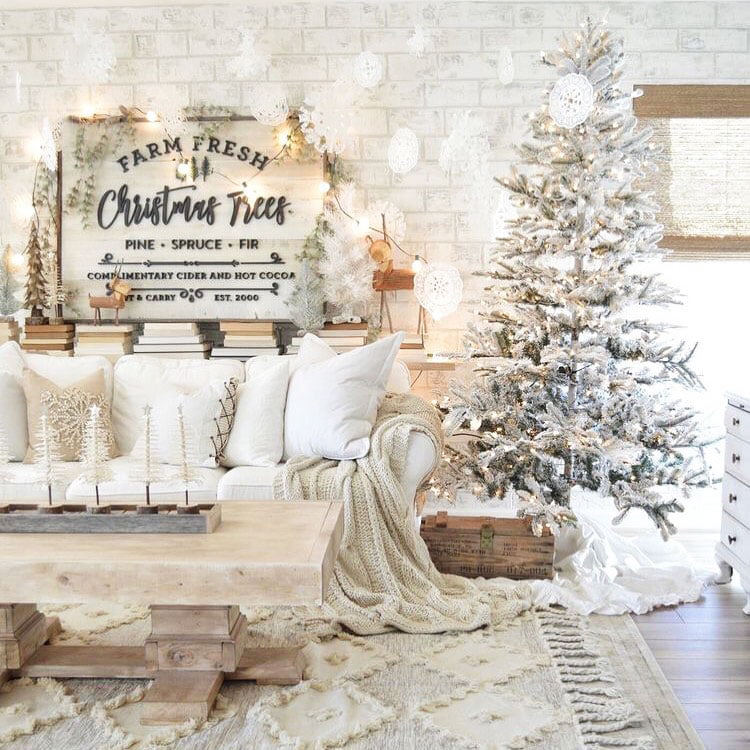 White-Winter-Wonderland-Christmas-Tree-Decor-Ideas-(11)