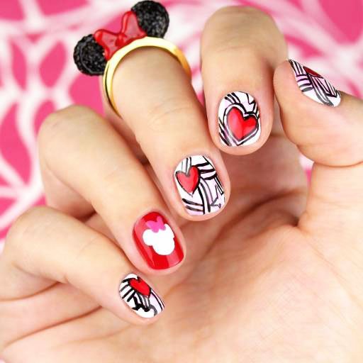 57 Beautiful Valentines Day Nails Design With Coffin Ideas 