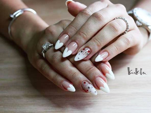  57 Beautiful Valentines Day Nails Design With Coffin Ideas 