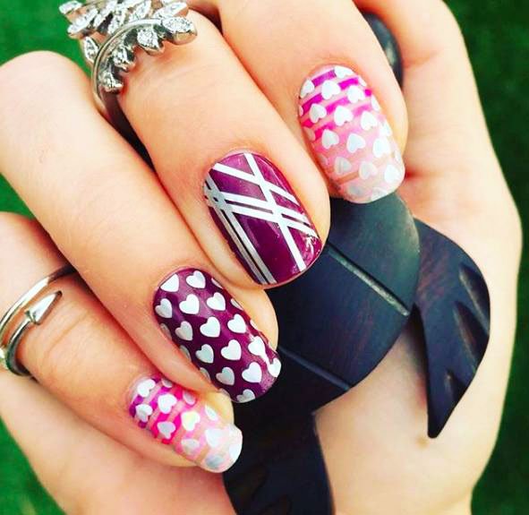 57 Beautiful Valentines Day Nails Design With Coffin Ideas 2