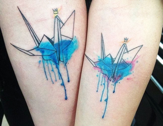Crane - Cute Sketches Of Tattoos With Meaning
