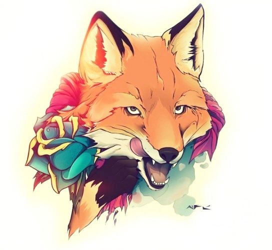 Fox - Cute Sketches Of Tattoos With Meaning