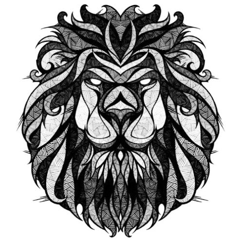 Lion - Cute Sketches Of Tattoos With Meaning