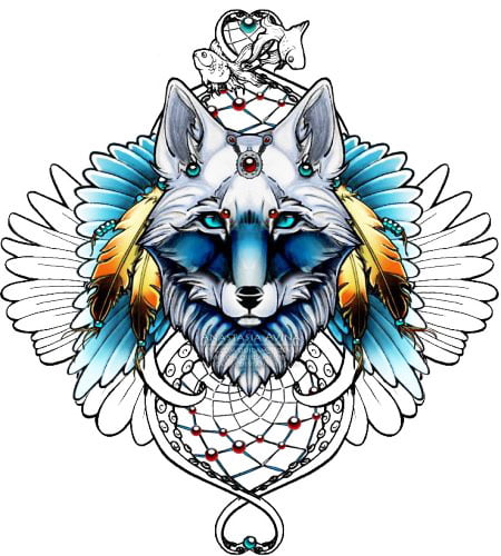 Wolf - Cute Sketches Of Tattoos With Meaning