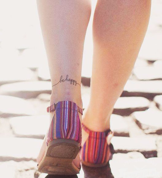 31 Best Inscriptions Leg Tattoos Designs For Woman