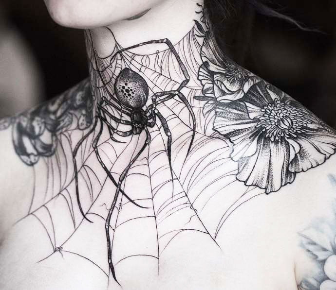 What Is The Meaning Of A Spider Tattoo - 21 Temporary Cute Spider Tattoo For Women