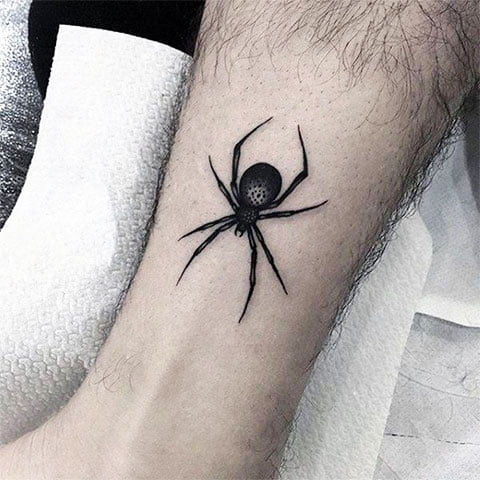 21 Temporary Cute Spider Tattoo For Women