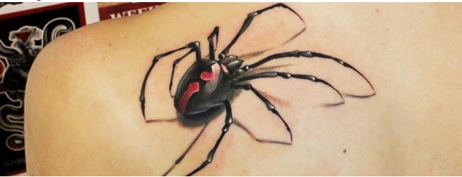 21 Temporary Cute Spider Tattoo For Women