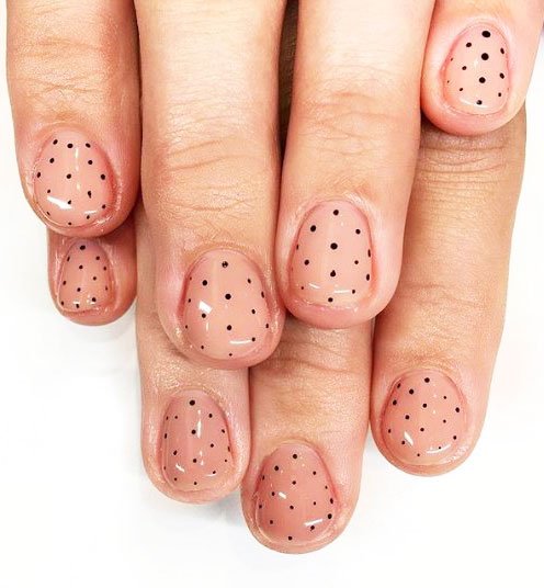 41 Classy Nude Nails With Coffin Nail Art Designs