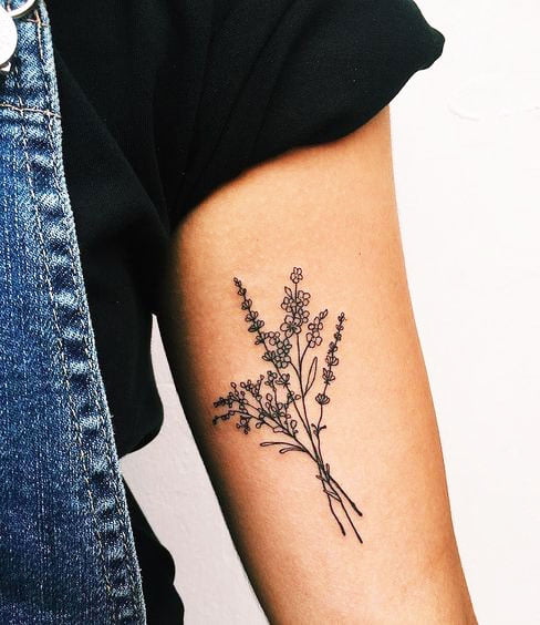 41 Best Small Flower Tattoos For Women in 2024 1