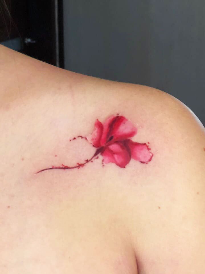 41 Best Small Flower Tattoos For Women in 2024 32