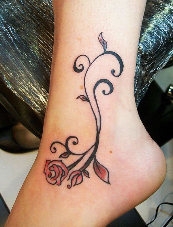 43 Colorful Floral Tattoo Designs For Women