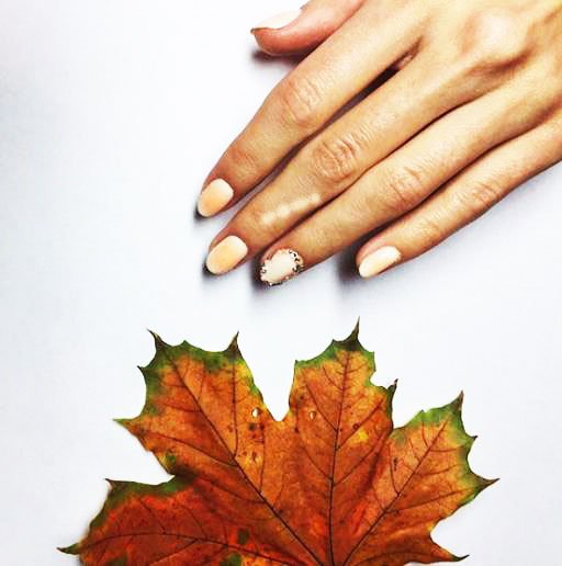 Autumn Nail Rhinestones Manicure - 25 Best Ideas How To Make Nail Rhinestones & Decorations