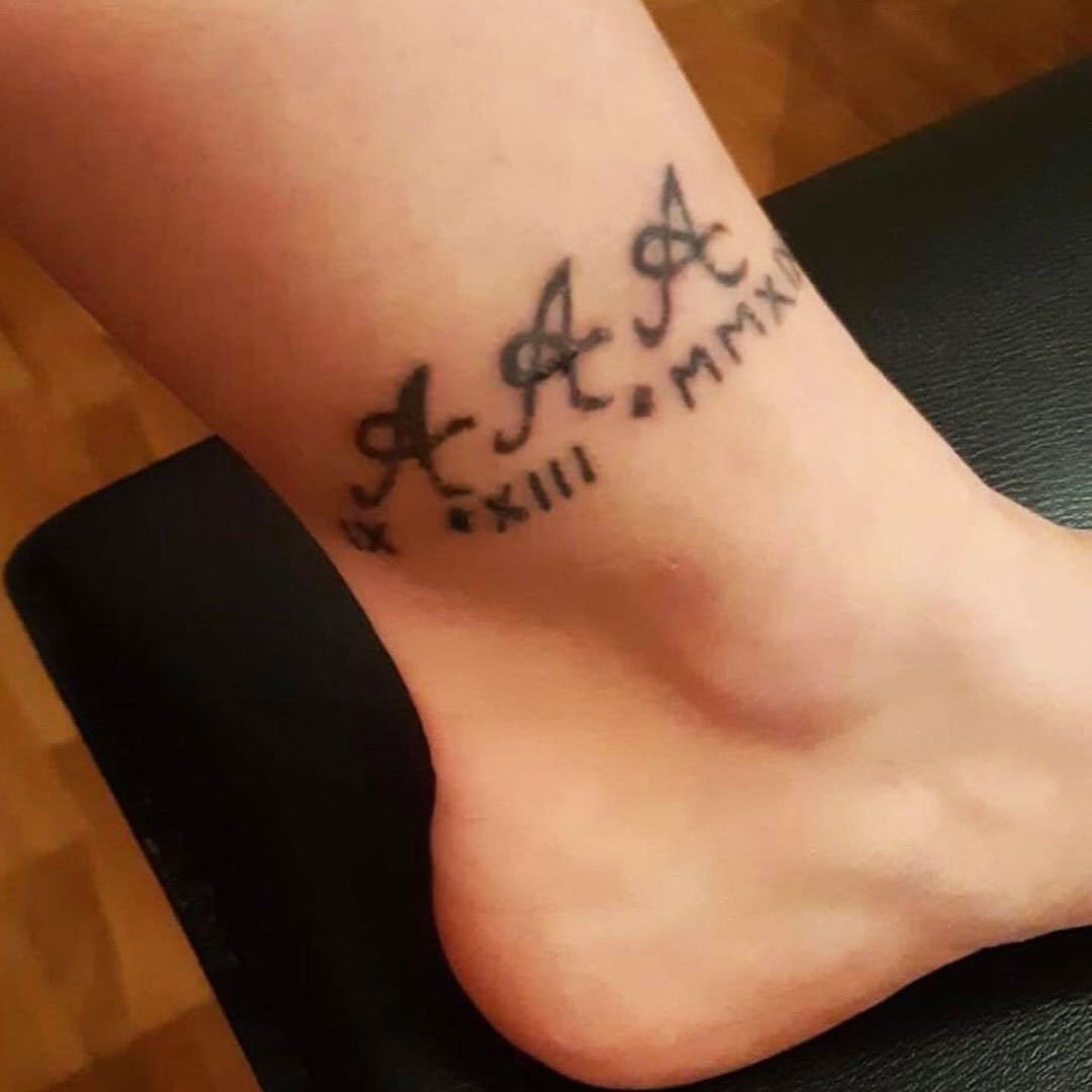 Cute Girly Ankle Tattoos - Ankle Tattoo