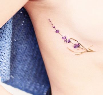 25 Beautiful Lavender Tattoo Meaning And Ideas - Beautyholo