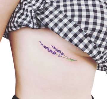 25 Beautiful Lavender Tattoos 