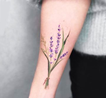 35 Beautiful Lavender Tattoo Meaning And Ideas