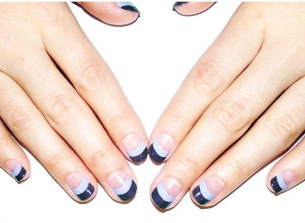 Blue Long Nails - wide 1