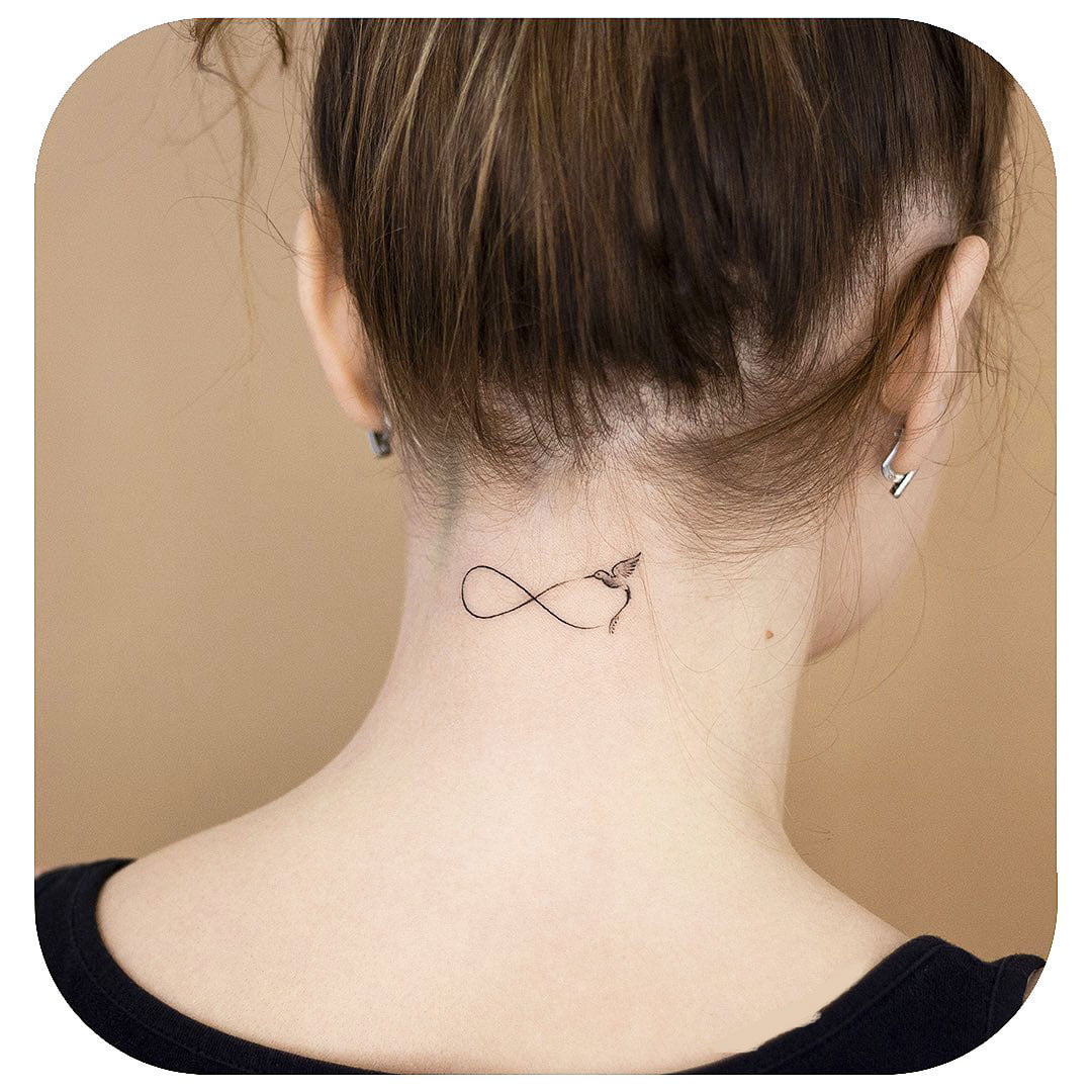 cute Neck Tattoos For Girls