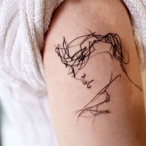 Lines - 51 Unique Minimalist Tattoos Designs For Women
