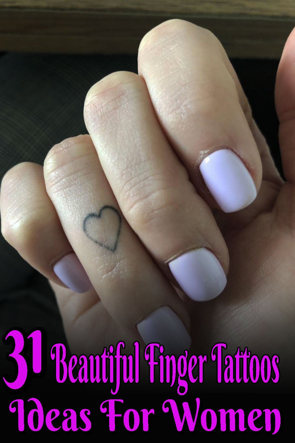 31 Beautiful Finger Tattoos Ideas For Women 2