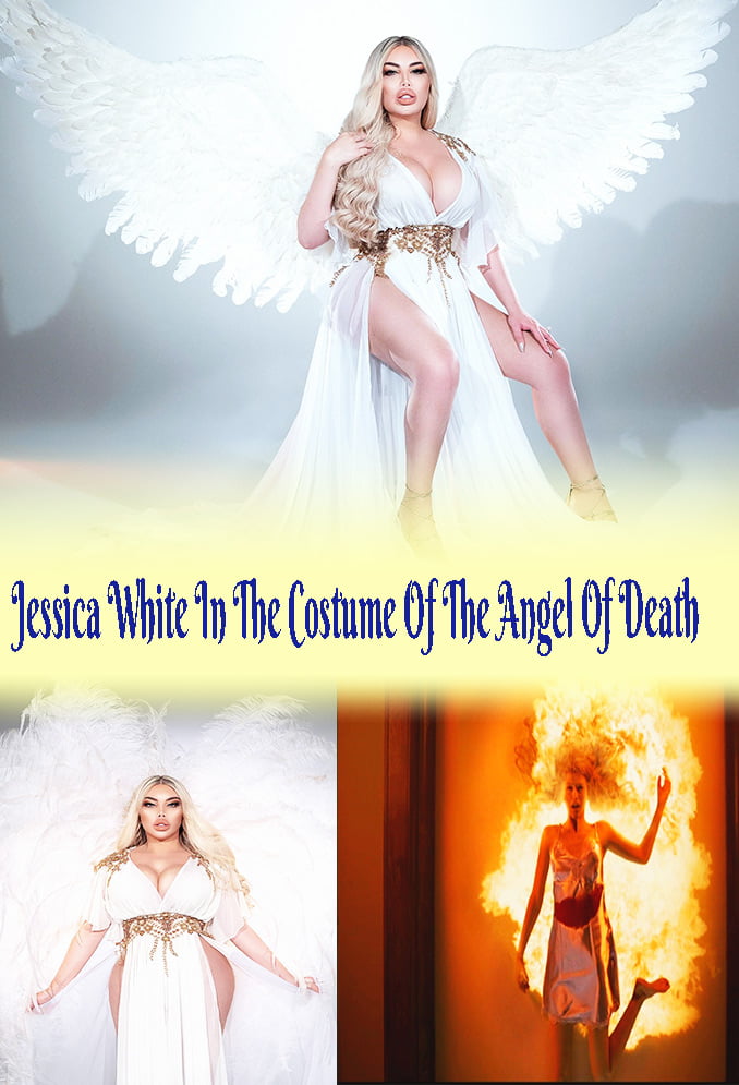 Halloween Costumes Women - Jessica White In The Costume Of The Angel Of Death